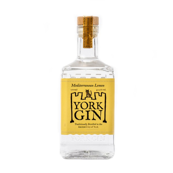 York Gin Mediterranean Lemon 42.5% 1 x 70cl Bottle