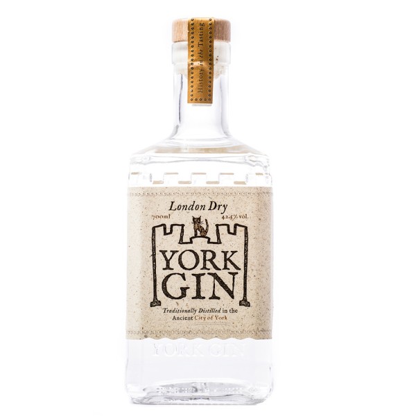 York Gin London Dry 42.5% 1 x 70cl Bottle