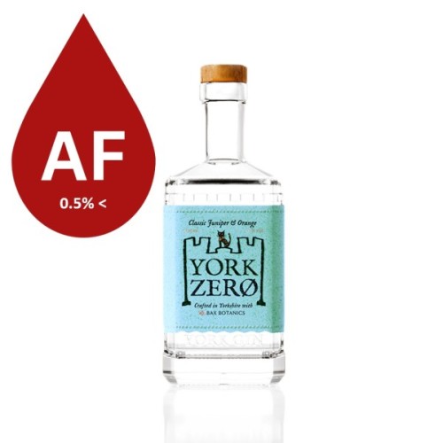 York Gin Zero Alcohol Free 1 x 70cl Bottle